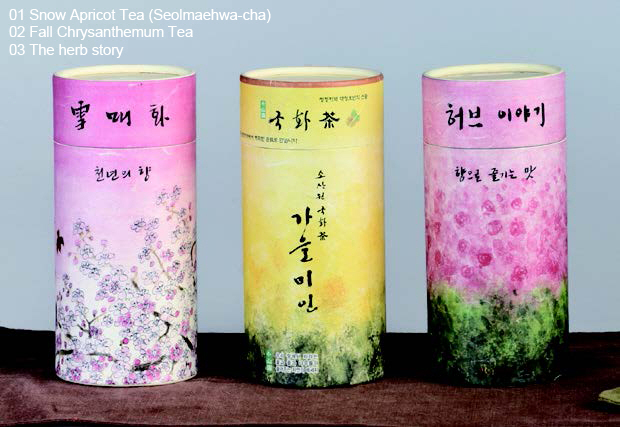 Snow Apricot Tea & Fall Chrysanthemum Tea ...  Made in Korea